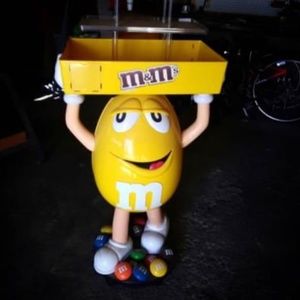 Peanut M&M Candy Display Stand with Shelf